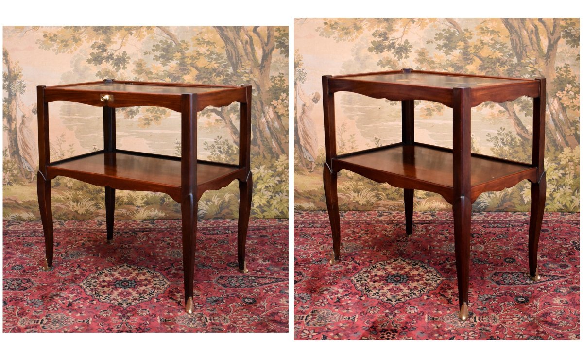  Table à Système, Table à Thé Formant Table de Lecture ,Table de Salon,Décor Japonisant, XIXème-photo-2