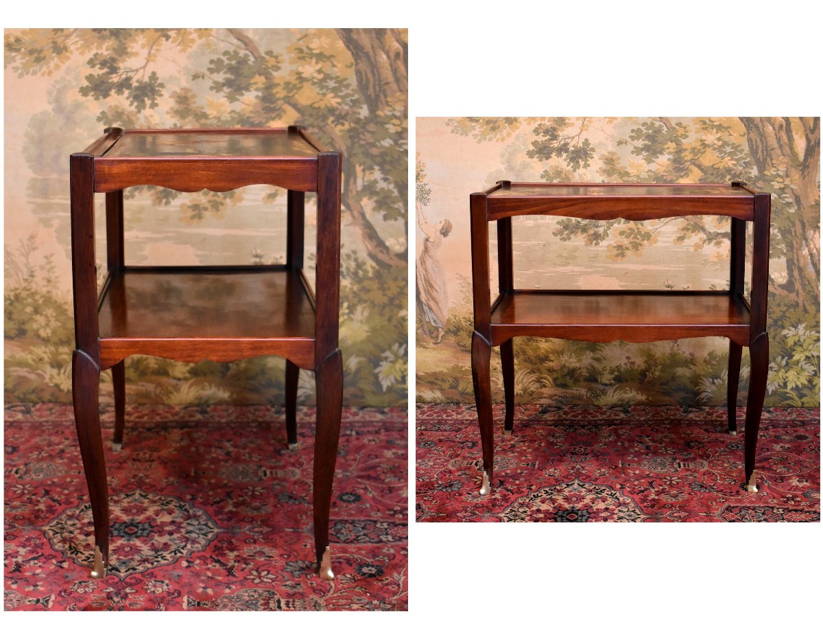  Table à Système, Table à Thé Formant Table de Lecture ,Table de Salon,Décor Japonisant, XIXème-photo-3