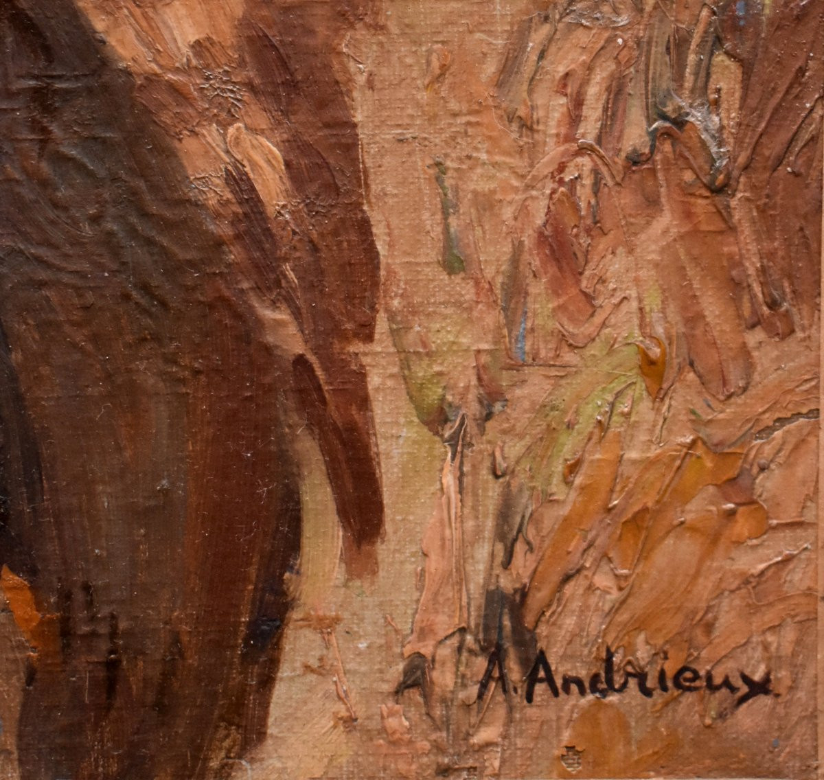 Alfred Andrieux (1879-1945), Eagle Owl, Oil On Canvas, Ornithology Theme, Early 20th Century-photo-5