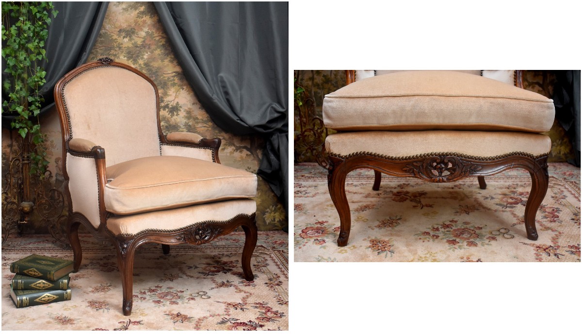  Bergère Provençale Estampillée Jacques  DUBOIS,  reçu maître en 1742, Epoque Louis XV, XVIIIe