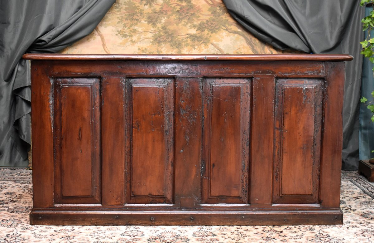 Louis XIII Bureau, Bureau Plat Panneauté, Bureau De Milieu, Table De Lecture, 17th Century-photo-4