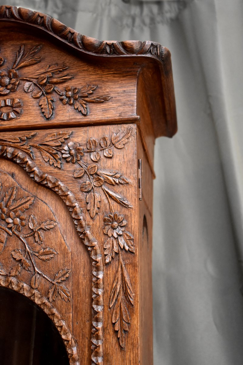 Normandy Oak Parquet Clock, Normandy, Pays De Caux, Wedding Clock, 19th Century-photo-4