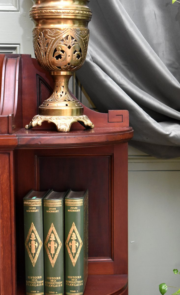 Bibus Anglaise , English Bookcase, Solid Mahogany,  19th Century-photo-6