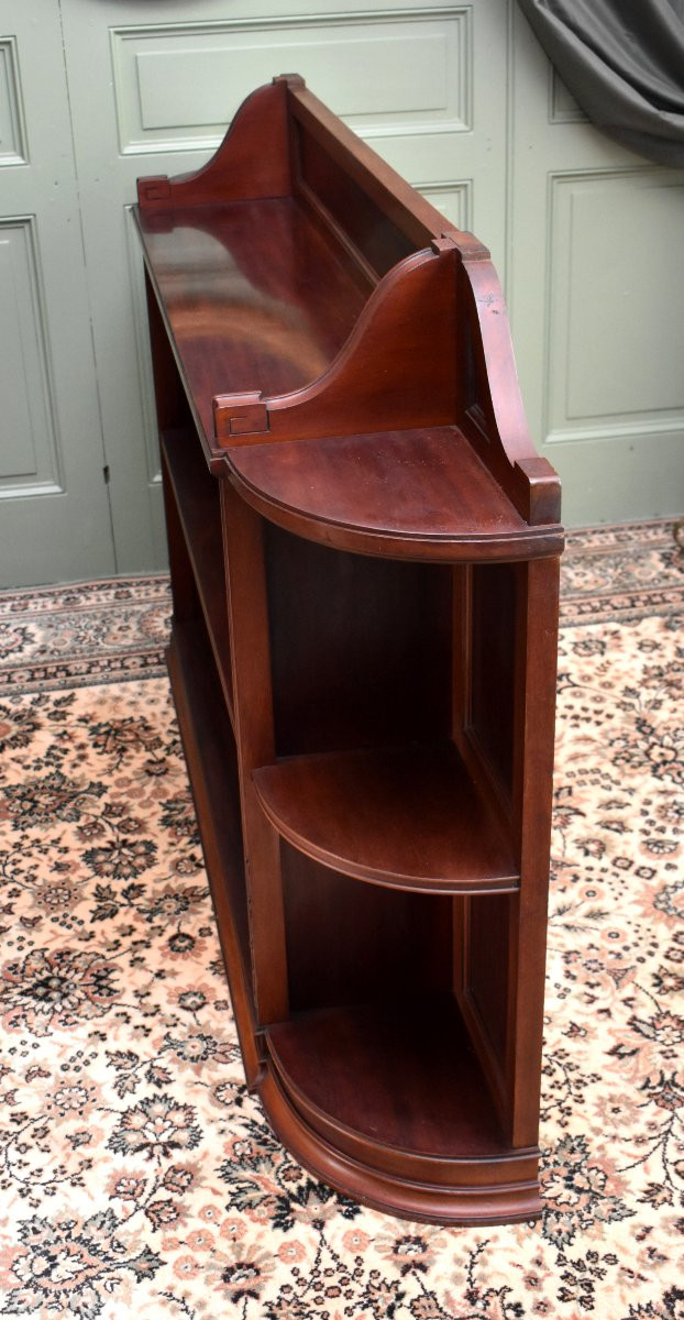 Bibus Anglaise , English Bookcase, Solid Mahogany,  19th Century-photo-7