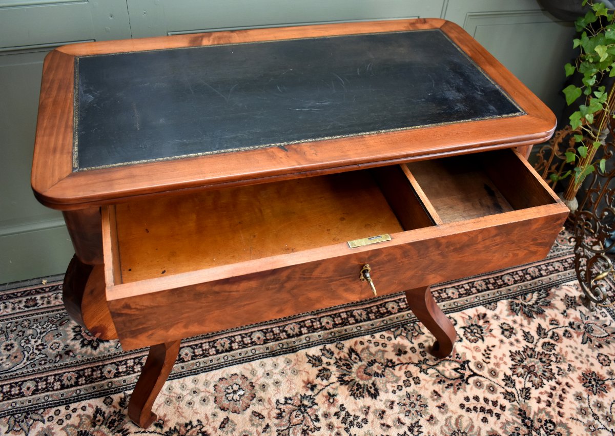 Restoration-style Flat Desk, 19th Century-photo-5