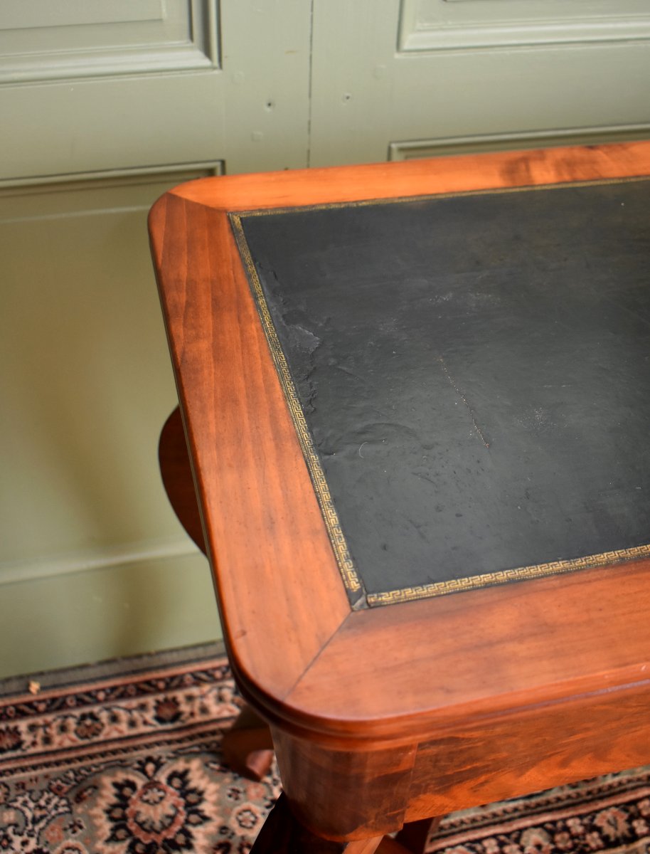 Restoration-style Flat Desk, 19th Century-photo-7