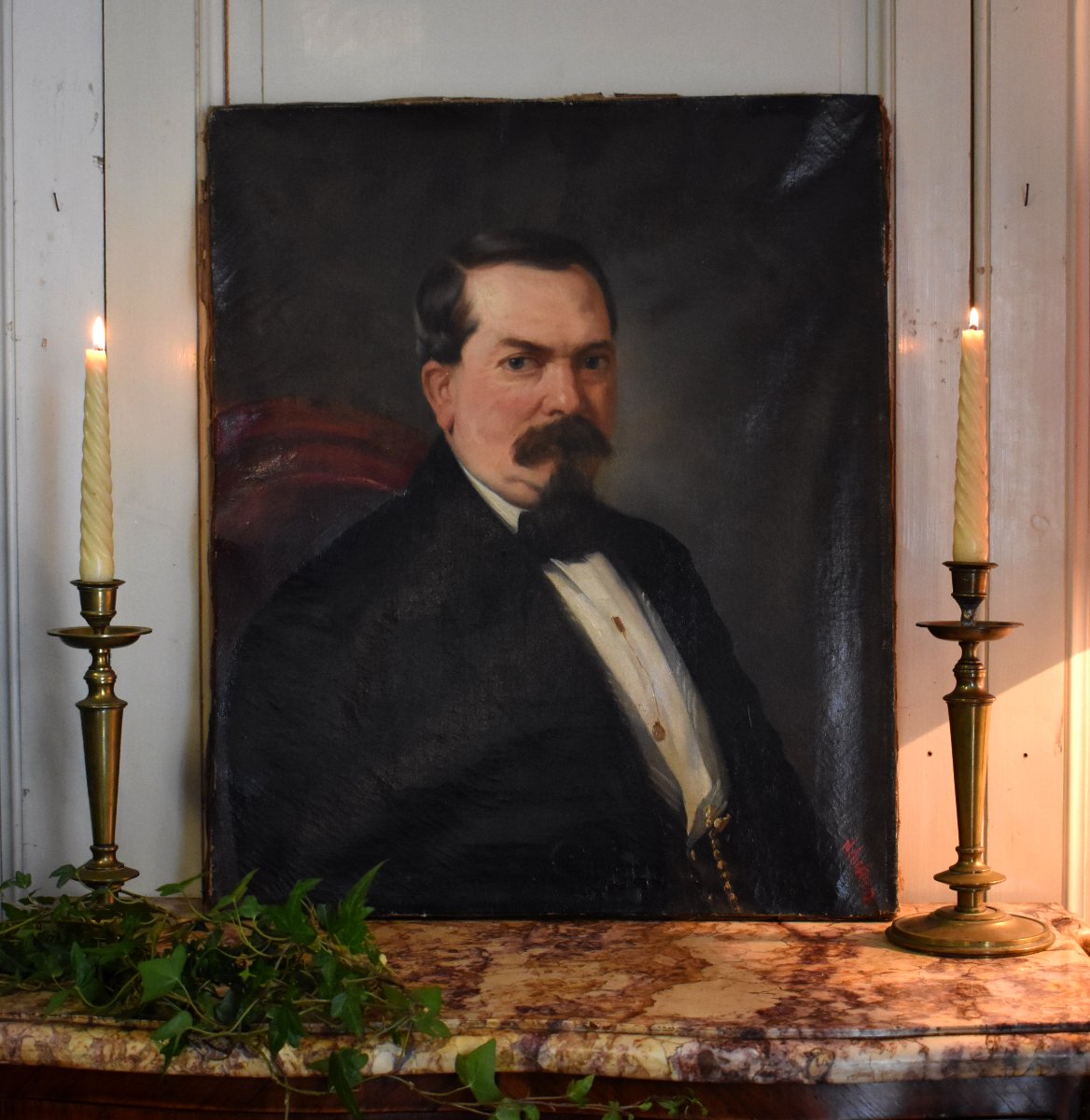Portrait Of A Scottish Notable, Oil On Canvas, 19th Century