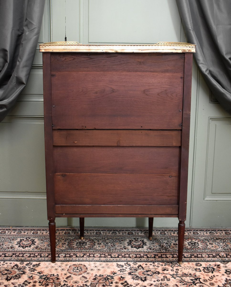 Sideboard-style Console Table, Louis XVI Style, Late 19th Century-photo-3