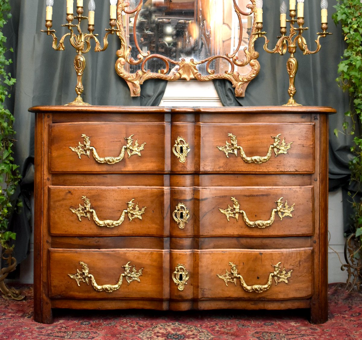 Commode Arbal&egrave;te d'Epoque Louis XIV / D&eacute;but R&eacute;gence, Epoque Vers 1700, Tout D&eacute;but XVIII&egrave;me-photo-2