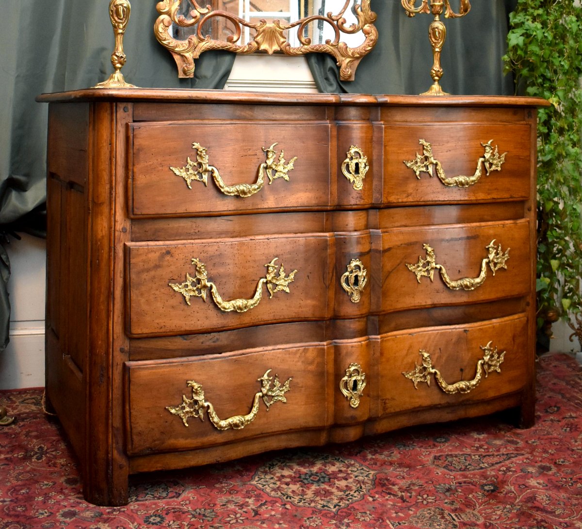 Commode Arbal&egrave;te d'Epoque Louis XIV / D&eacute;but R&eacute;gence, Epoque Vers 1700, Tout D&eacute;but XVIII&egrave;me-photo-3