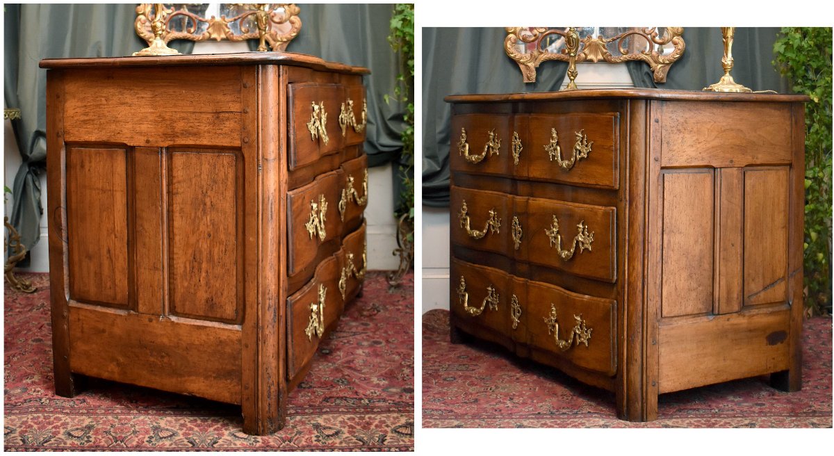 Commode Arbal&egrave;te d'Epoque Louis XIV / D&eacute;but R&eacute;gence, Epoque Vers 1700, Tout D&eacute;but XVIII&egrave;me-photo-5