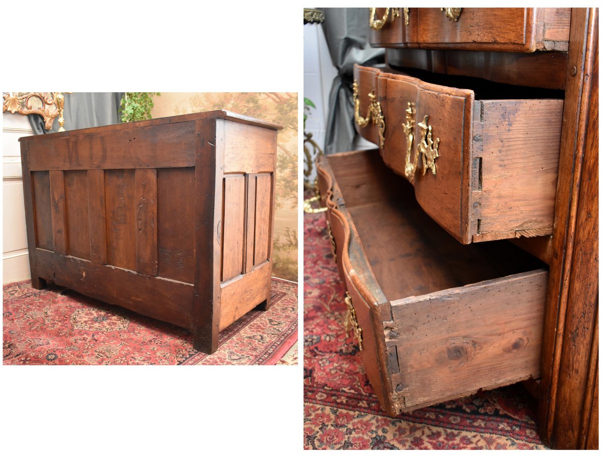 Commode Arbal&egrave;te d'Epoque Louis XIV / D&eacute;but R&eacute;gence, Epoque Vers 1700, Tout D&eacute;but XVIII&egrave;me-photo-8