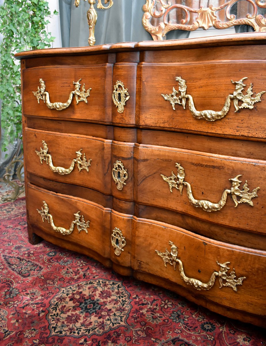 Commode Arbal&egrave;te d'Epoque Louis XIV / D&eacute;but R&eacute;gence, Epoque Vers 1700, Tout D&eacute;but XVIII&egrave;me