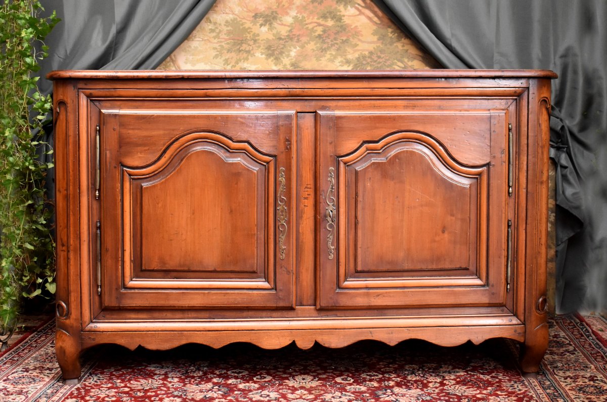 Buffet d'Epoque Louis XIV / Régence En Bois Fruitier,  Epoque Début XVIII ème-photo-4