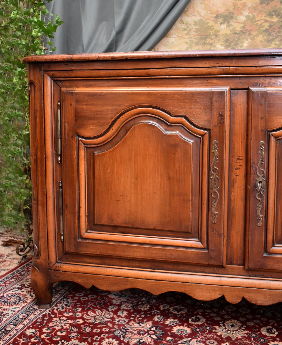Buffet d'Epoque Louis XIV / Régence En Bois Fruitier,  Epoque Début XVIII ème-photo-1
