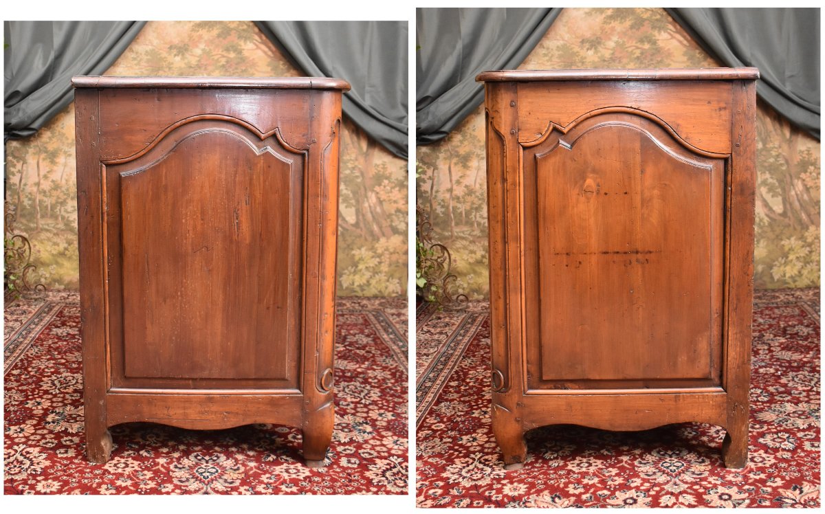 Buffet d'Epoque Louis XIV / Régence En Bois Fruitier,  Epoque Début XVIII ème-photo-3