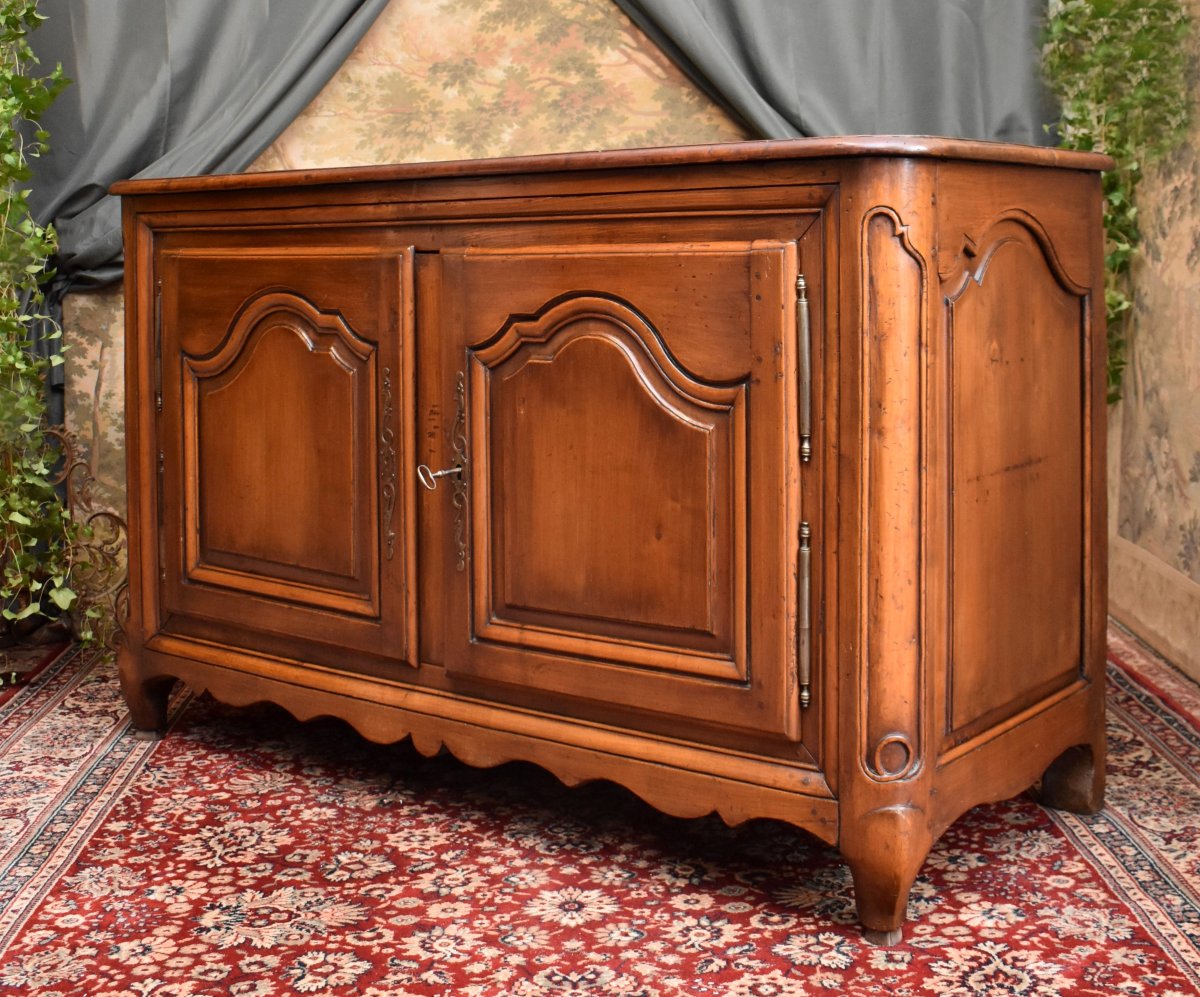 Buffet d'Epoque Louis XIV / Régence En Bois Fruitier,  Epoque Début XVIII ème
