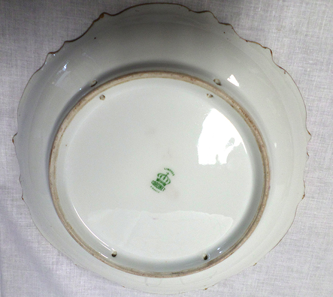 Assiette Au Moine N°2, Porcelaine De Limoges Dans le Goût de Harry Eliott, Entièrement  Peint Main-photo-4