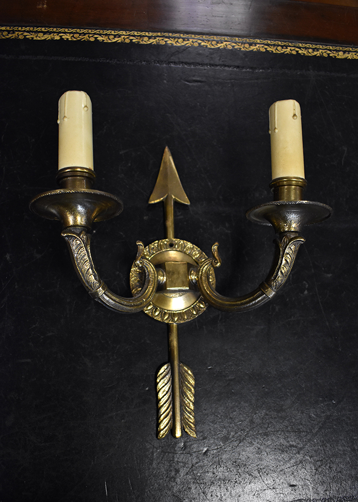 Bronze Empire Style Wall Lamps-photo-4