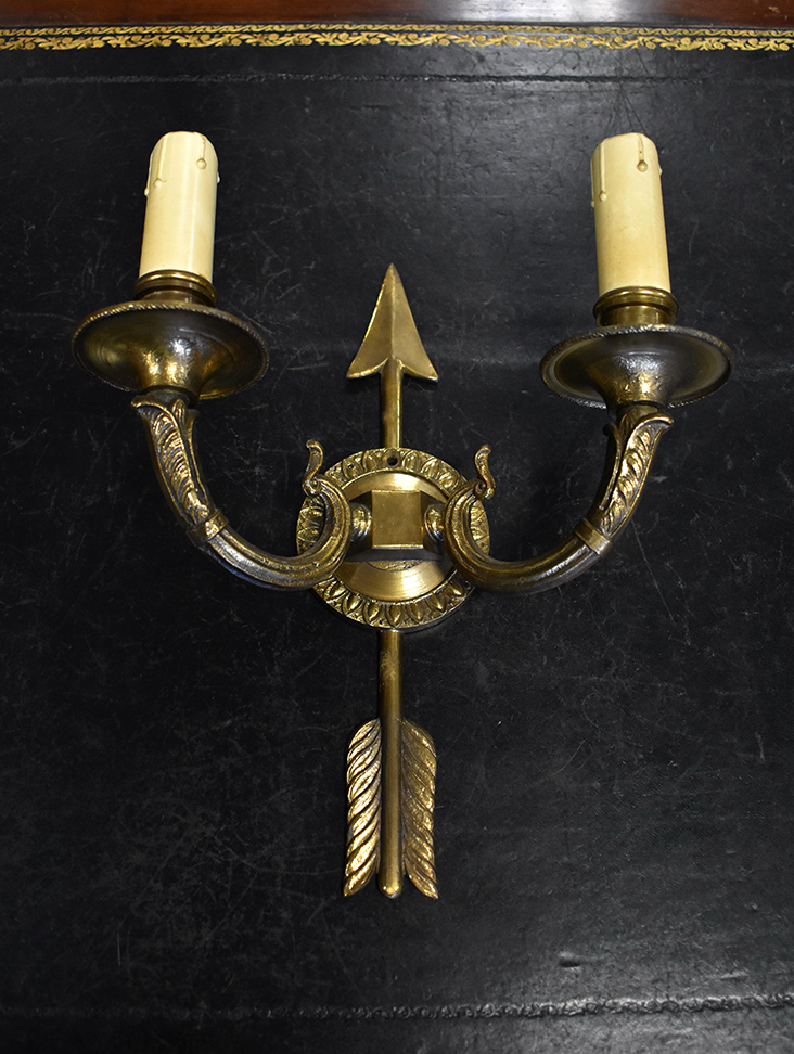 Bronze Empire Style Wall Lamps-photo-1