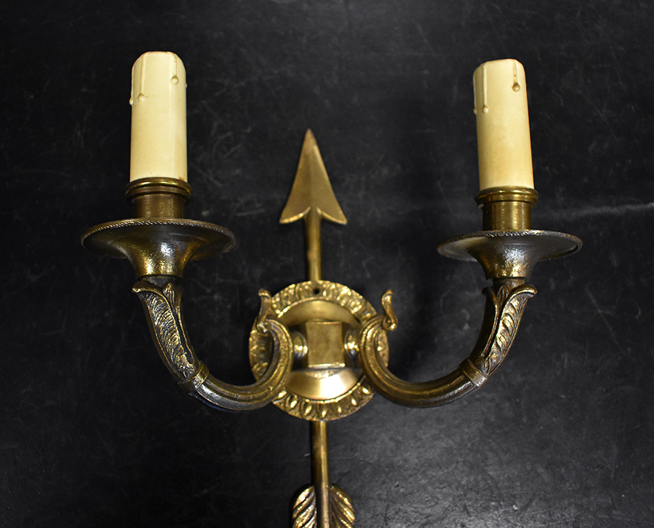 Bronze Empire Style Wall Lamps-photo-3