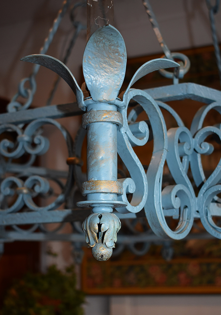 Grand Lustre En Fer Forg&eacute;, 12 Feux, Style Neo Renaissance-photo-4