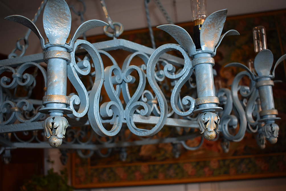 Grand Lustre En Fer Forg&eacute;, 12 Feux, Style Neo Renaissance-photo-5