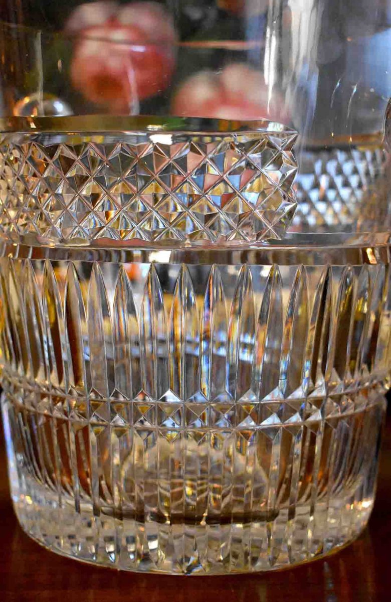 Champagne Bucket In Cut Crystal-photo-7