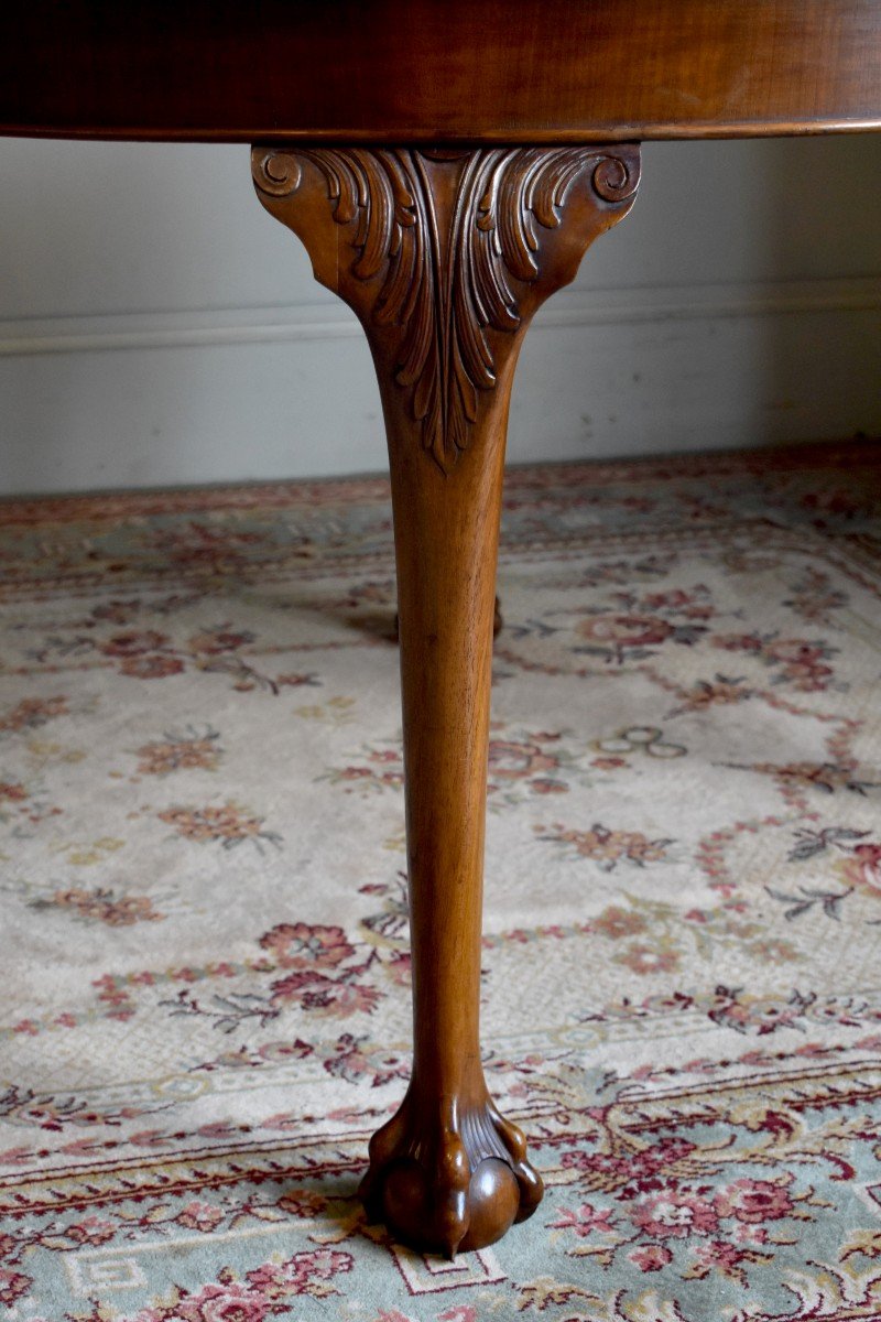 Chippendale Walnut Dining Table, By Maison Jellinek, Faubourg Saint Antoine-photo-1