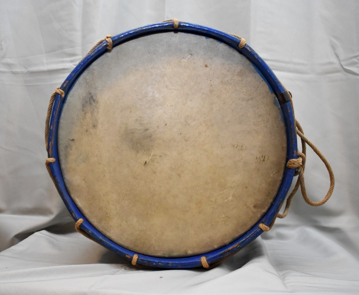 Drum From Maison Couesnon, Lacquered Wood And Brass, Circa 1900-photo-6