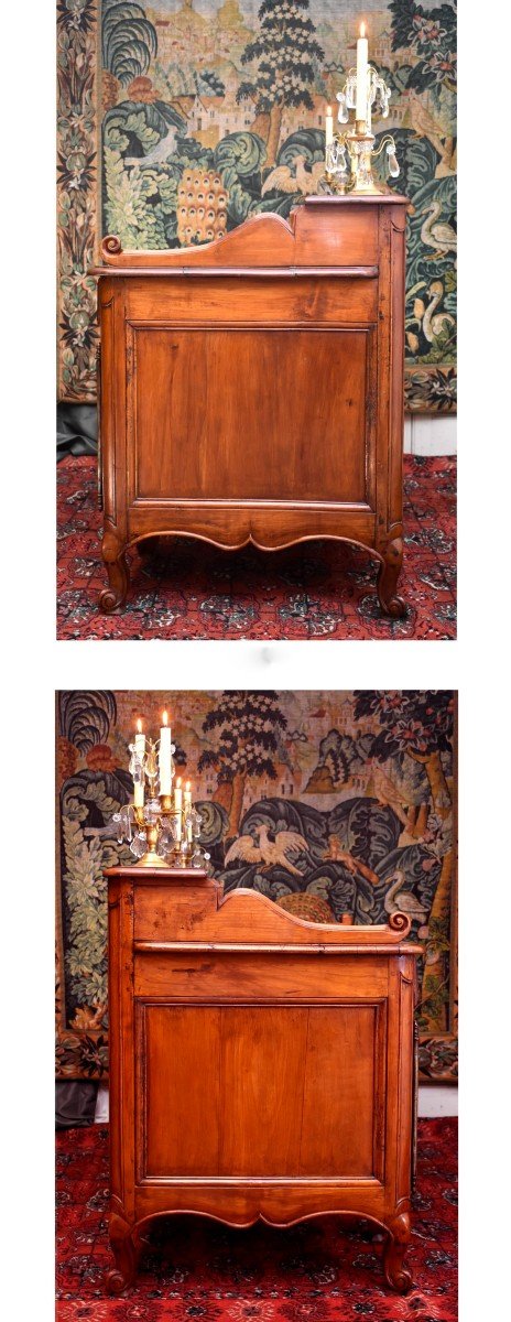 Bureau &agrave; Caissons Epoque XVIII Eme, Bureau De Milieu Epoque Louis XV, Bureau De Changeur-photo-6