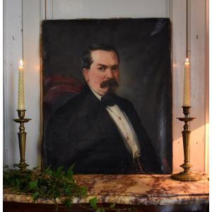 Portrait Of A Scottish Notable, Oil On Canvas, 19th Century