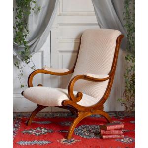 Inspired By  Kf Schinkel (1781-1841), Library Armchair, Rest Armchair, Period XXth Century