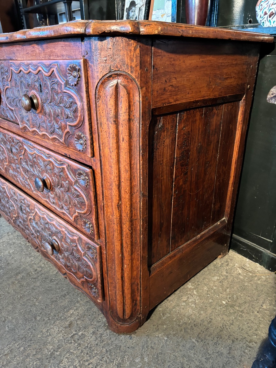 17th-century Sacristy Chest Of Drawers-photo-2
