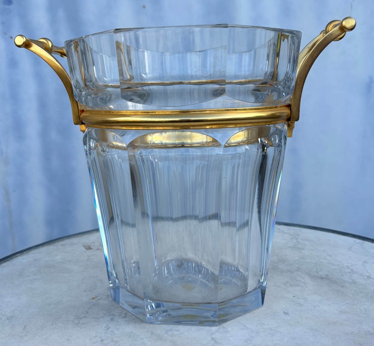 Seau à champagne de Baccarat 