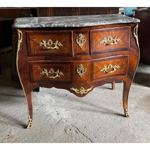 Louis XV Inlaid Commode 