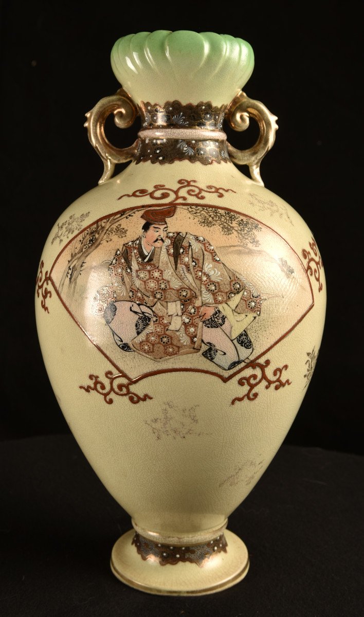 Grand Vase Japonais. Kutani 1900.-photo-4