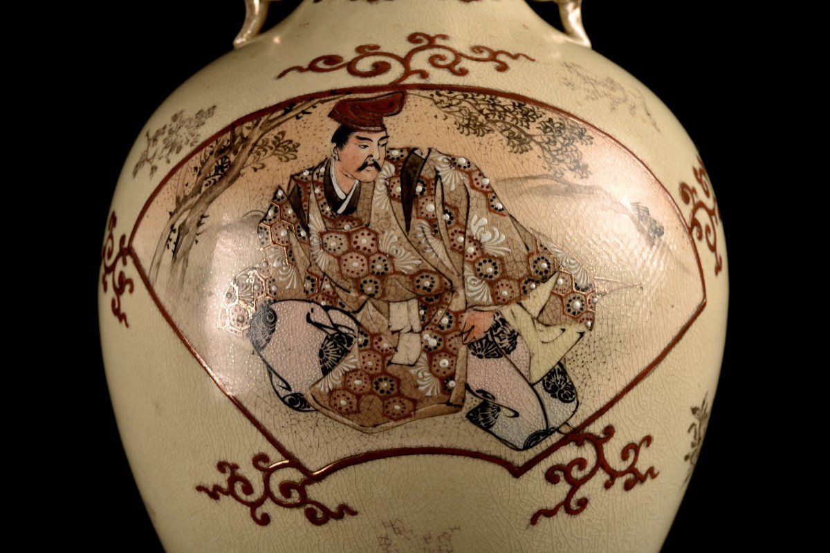 Grand Vase Japonais. Kutani 1900.-photo-8