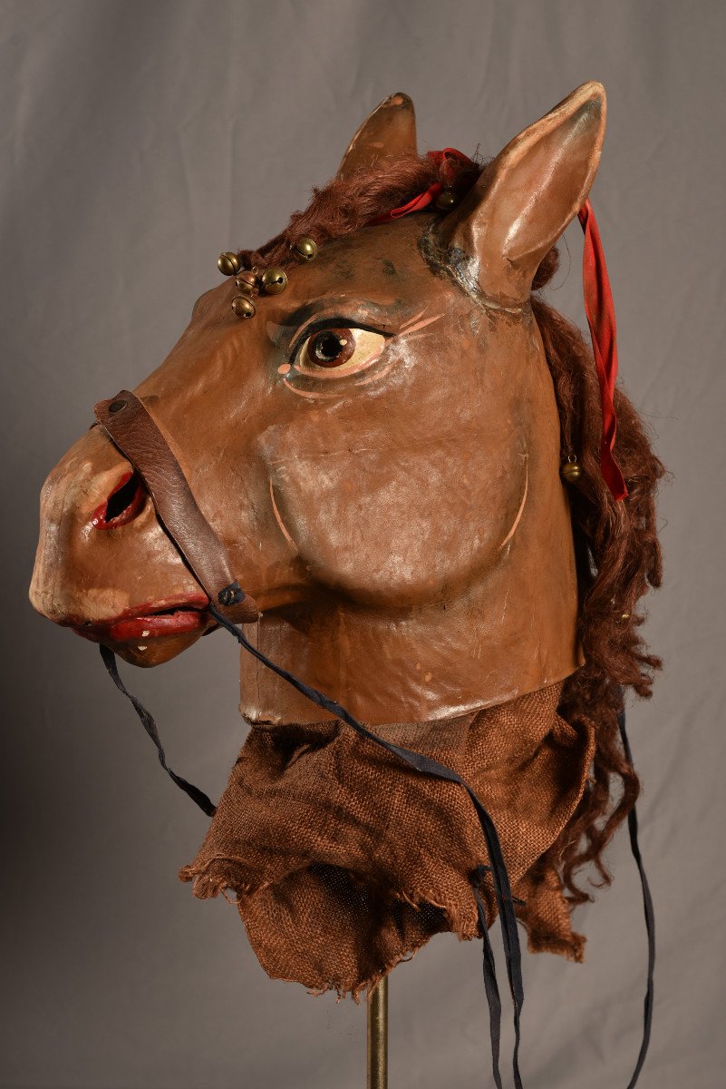 Carnival Mask 1900. Horse.-photo-2