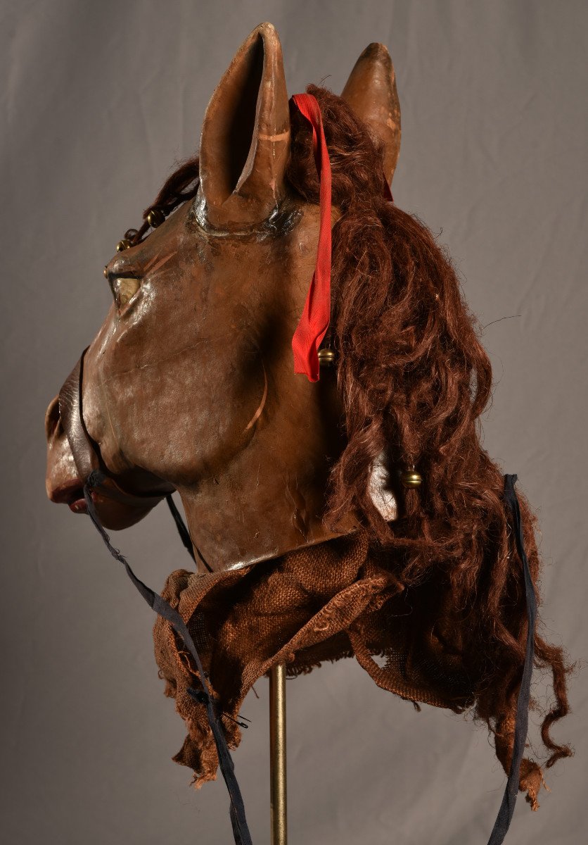 Carnival Mask 1900. Horse.-photo-1