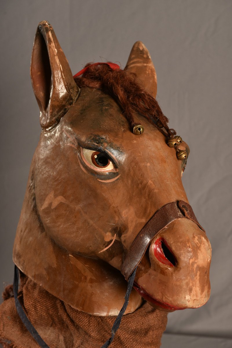 Carnival Mask 1900. Horse.-photo-2