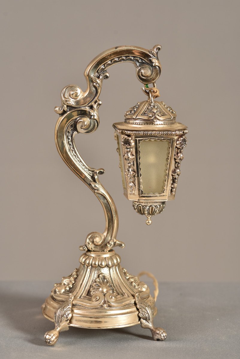 Lanterne En Argent. Style Louis XV.-photo-3