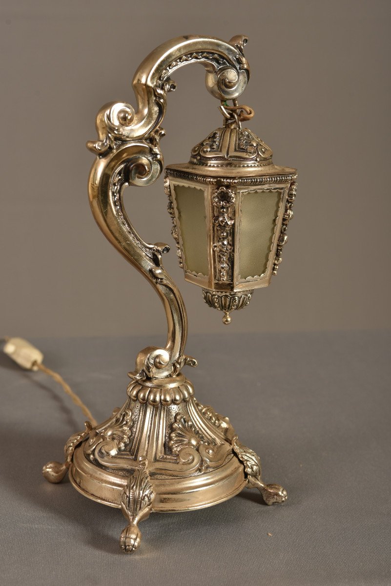 Lanterne En Argent. Style Louis XV.-photo-3