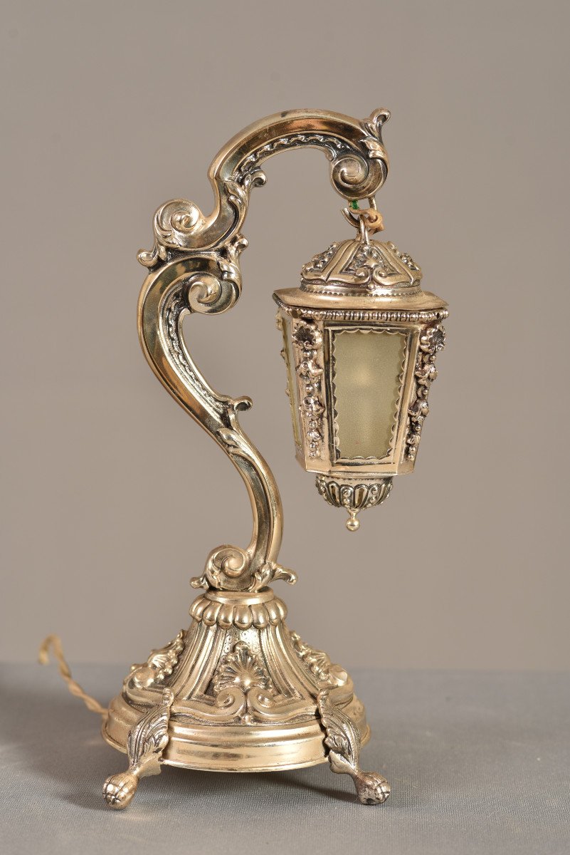 Lanterne En Argent. Style Louis XV.-photo-5