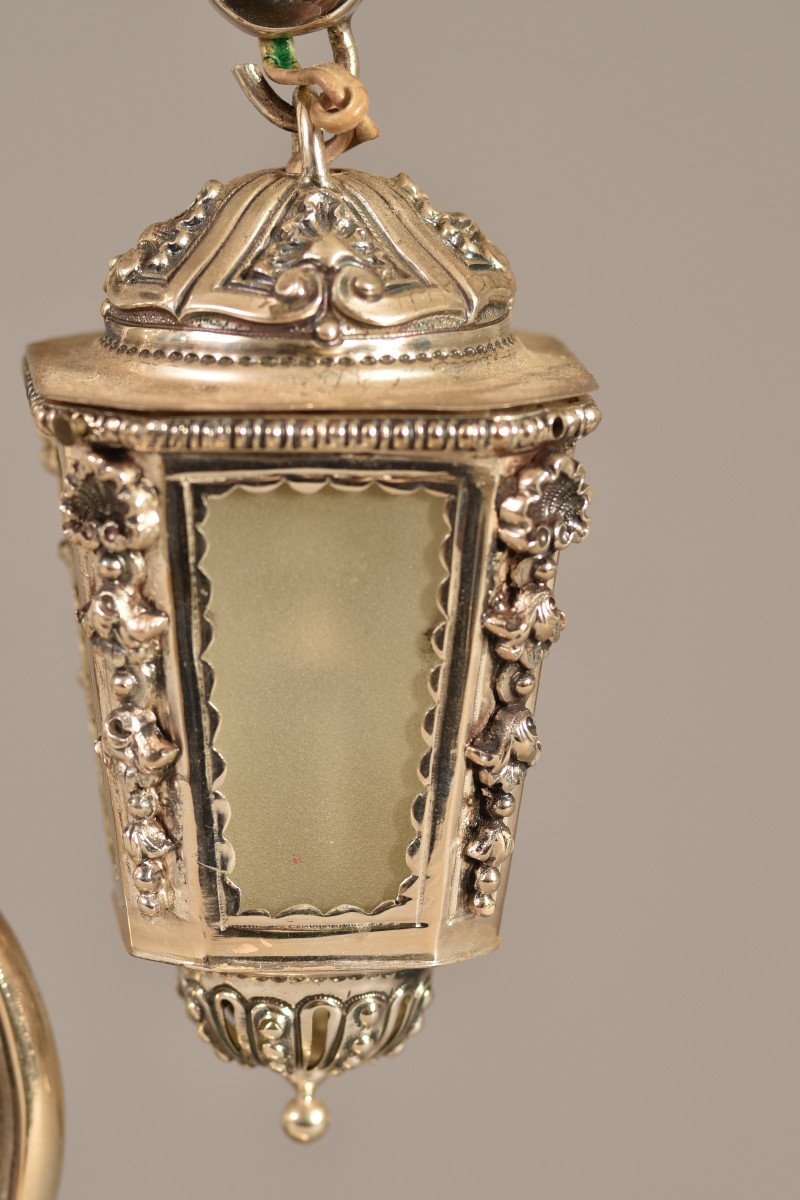 Lanterne En Argent. Style Louis XV.-photo-8