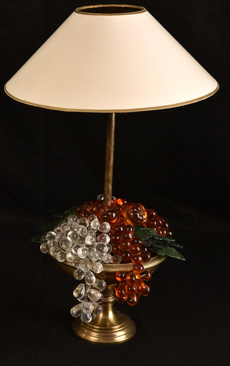 Lampe Corbeille De Fruits. Design Années 60.-photo-1