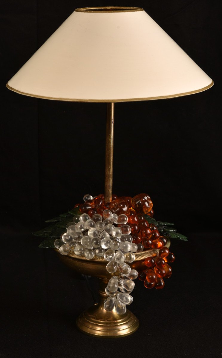 Lampe Corbeille De Fruits. Design Années 60.-photo-3