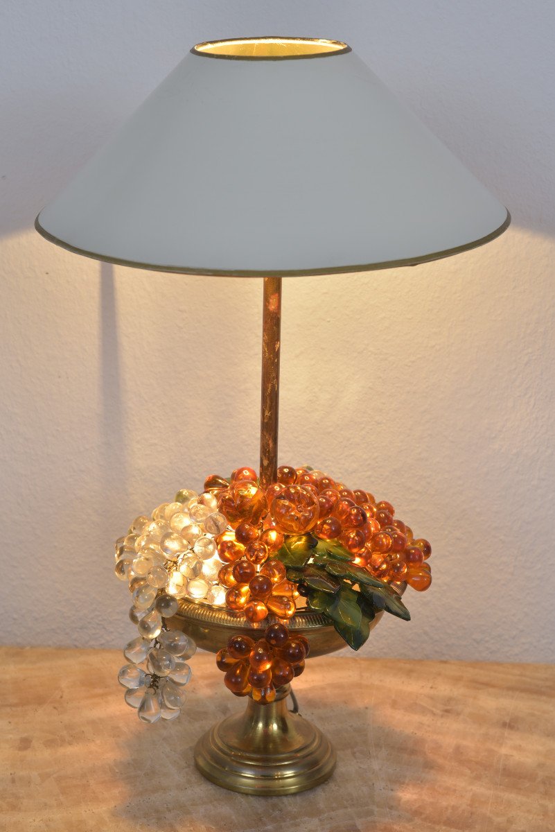 Lampe Corbeille De Fruits. Design Années 60.-photo-6