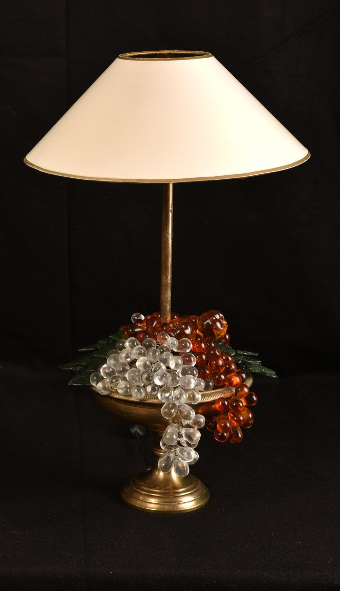 Lampe Corbeille De Fruits. Design Années 60.