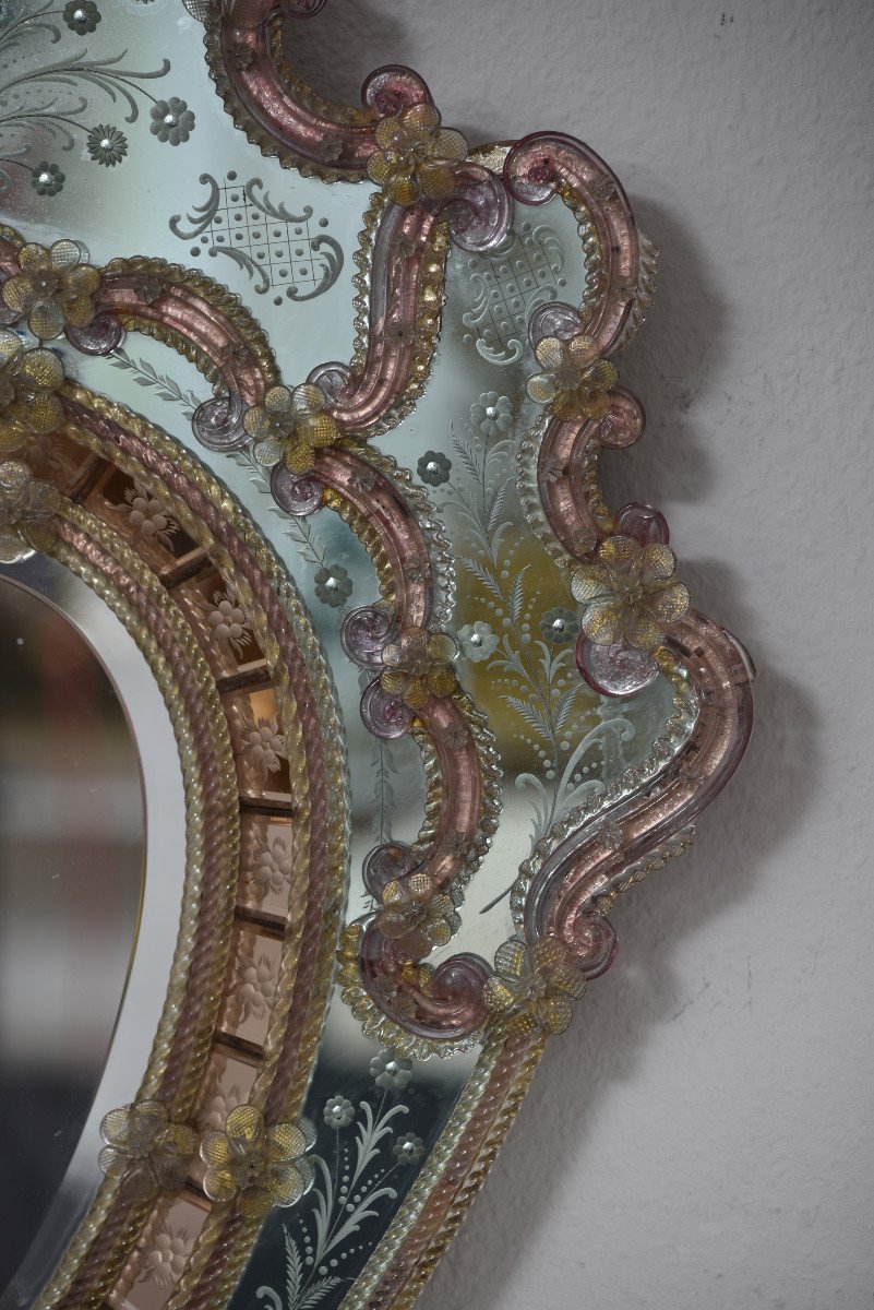 Venice Mirror. 50s Design.-photo-7